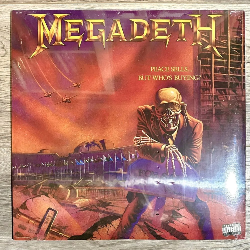 Megadeth Peace Sells... But Who's Buying? LP ~ Ltd Ed 180g Color Vinyl ~ Sealed!